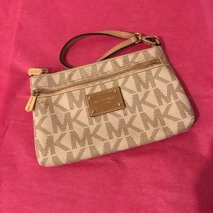 MK Signature Jet Set Wristlet